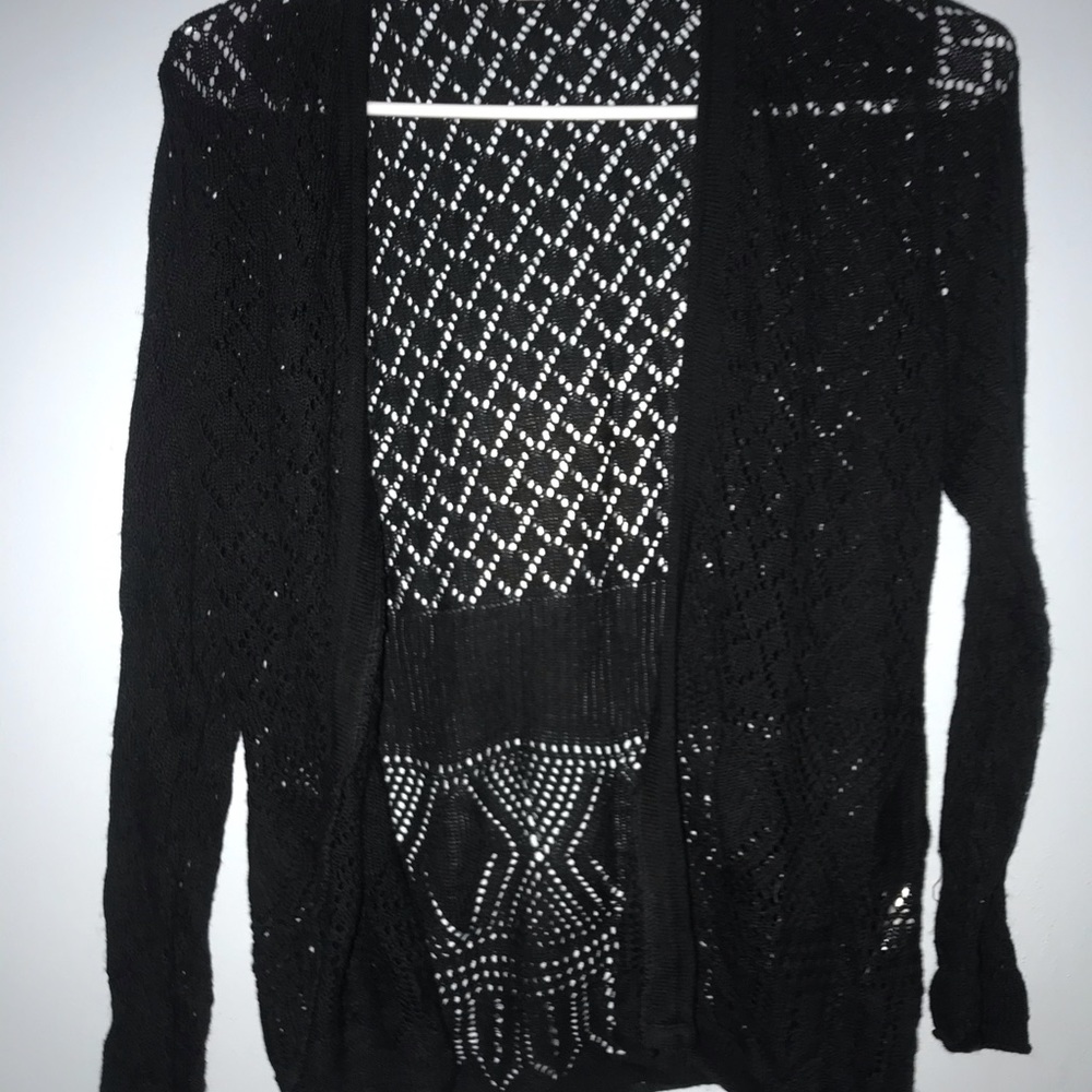 Black cardigan. Size s.